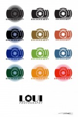Loui Photo logo design
