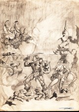 Boris Vallejo freehand copy