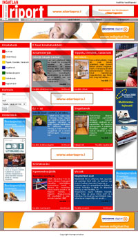 IngatlanRiport port�l webdesign, Photoshop