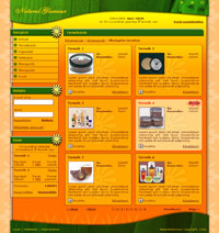 NaturalGlamour webdesign, Photoshop